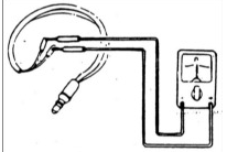 4. Омметром измерьте сопротивление между контактами разъема электромагнитного