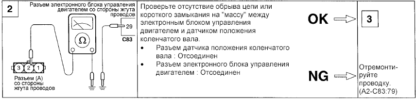 Распиновка датчика абсолютного давления Датчик положения коленчатого вала (СКР SENSOR) - Топливная система - Руководство